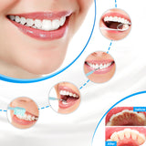 Nettoyeur de dents électrique  5 vitesses réglables  Nettoyage et brossage 2 en 1  Conception étanche   Appareil dentaire à domicile