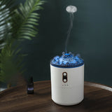 Flame Aromatherapy Humidifier Home Use Large Mist Volume Desktop Mist Air Hydration Ultrasonic Volcano Humidifier