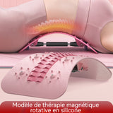 Étirement du dos 21x37cm réglage du pivot en métal aide à la correction de la colonne vertébrale et des lombaires étireur de dos