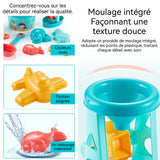 Jouets de plage colorés 23 PCS en PP Animaux marins Accessoires variés Outil essentiel pour développer la créativité Jouets de Sable