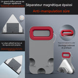 Nettoyeur vitre magnetique pour 5mm-25mm 5 niveaux réglables lave vitre magnétique nettoyeur de vitres magnétique double face