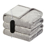 ouverture électrique 150x80cm 9 vitesses flanelle épaisse lavable machine peut être utilisé comme châle ou couette châle chauffant