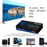 Splitter HDMI Une minute quatre équipement vidéo haute définition 4K sur même écran Connectique Cable Audio Video Connectique