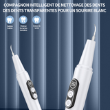 Appareil nettoyage dents 3x3.2x22.5cm nettoyeur dent portable ondes acoustiques intelligentes portables nettoyeur dentier ultrason