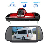 écran de vue arrière de Vision nocturne enregistreur de voiture 7 pouces & caméra de recul écran de rétroviseur de remplacement