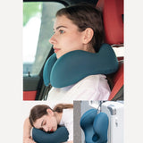 Oreiller de soutien cervical en forme de U Oreiller cervical en nylon Oreiller de voyage portable Oreiller de sommeil