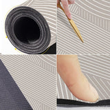 Tapis d'escalier 5pcs Diatomite Stair Tread Mats Anti-scratch Wear-resistant Soft Leather Stair Anti-slip Mats