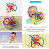 Jouet de dentition Anneau De Dentition balles sensorielles silicone dentition balle main tactile sensoriel anneau dentition Jouet
