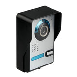 Sonnette de porte visible 7 pouces HD LCD Vision de nuit Imperméable Sonnette de porte extérieure à angle réglable