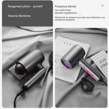 Sèche cheveux 2000W Buse de modelage directionnelle Indicateur de température LED Conception à double interrupteur Hair Dryer