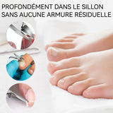 oupe-ongles 12,5x6,5cm rouge coupe-ongles à bec de faucon acier inoxydable de haute qualité 50 tampons à ongles avec dissolvant