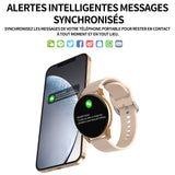 Montre intelligente 230mah 1.28 Pouces montre connectée femme homme montre de sport appels numérotation montre sport connectée