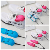 Sèche-chaussures 2PCS désodoriser stériliser les chaussures chaudes séchage rapide réglage télescopique temps disponible bleurose