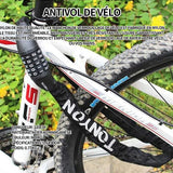 Antivol velo 120cm noir sécurité combinaison de chiffres cadenas pour vélo moto enfant adultes chaîne antivol vélo antivol de vélo