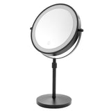 Miroir grossissant 10x rechargeable pivotant à 360 degrés miroir maquillage lumineux LED contrôle tactile réglage de l'ascenseur
