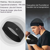 Bandeau bluetooth 5.0 absorbant la transpiration bandeau sport casque de sommeil sans fil bandeau ecouteurs bandeau de sommeil