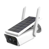 Caméra surveillance wifi extérieure 4MP caméra de surveillance solaire extérieure suivi et enregistrement automatique des vidéos
