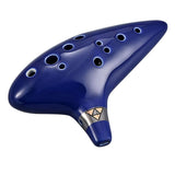 Ocarina 16x9x4,5cm 12 trous Soigneusement conçu Matériaux de haute qualité Instruments de musique exquis Périphériques de jeu