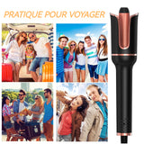 Fer à friser automatique 4 niveaux température réglables boucleur boucleur automatique multifonctionnel baguette à friser portable