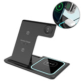 Chargeur sans fil   Conception 3 en 1   Chargement multi-appareils   Protection multiple   Ouverture/fermeture à 60° par basculement