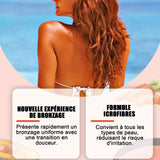 Accelerateur de bronzage 100g bronzage hydratant bronzage ingrédients végétaux marron foncé protection solaire rapide tanning gel