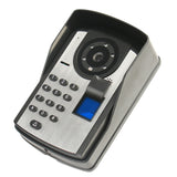 Sonnette de porte 7 pouces interphone et fonction de surveillance empreinte digitale mot de passe télécommande sonnette visuelle
