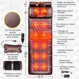 Matelas de massage 9 vitesses 9 modes Masseur cervical multifonctionnel coussin de massage de la taille chaise de massage électrique