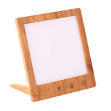 Lampe de luminothérapie 2000-10000LUX lampe de luminothérapie SAD wood grain 3 températures de couleur et 4 modes de gradation