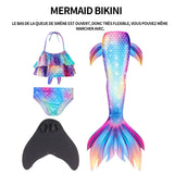 Queue de sirène 100cm longueur de la jupe queue de sirène maillots de bain filles mermaid bikini costume de sirène maillot de bain