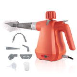 Nettoyeur Vapeur 1000W Nettoyeur Vapeur Multifonctionnel Réservoir d'Eau de 400 ml Avec 9 Accessoires Pour Rideaux Salle de Bain