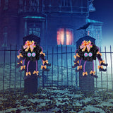 Couronne de sorcière multi-pattes  30*55cm  Décoration de porte d'entrée  Design multi-pattes  Suspension de porte Halloween