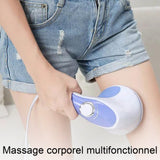 Masseur 25w 17x15x11cm avec 4 têtes de massage électrique masseur anti-stress pour tout le corps pour hommes et femmes portable