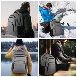 Sac à dos 18 pouces sac dos d'affaires grande capacité pour homme respirant/imperméable/résistant à l'usure/résistant aux chocs