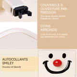 Poubelle petite 4l poubelle mini de table avec couvercle poubelle de table pour salon cuisine chambre apparence de clown mignon