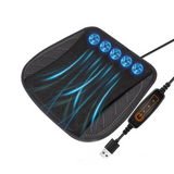 oussin voiture conducteur 43 x 43cm Coussin respirant USB rechargeable portable coussin de auto pour chaise de embase pour siege