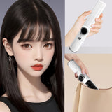 Mini brosse lissante pour cheveux sans fil 25w portable avec affichage numérique 6 réglages de température lisseur cheveux