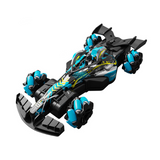 Voiture télécommandée 2.4GHz stunt car avec contrôle gestuel voiture telecommandé tout terrain rechargeable pour garçons filles bleu