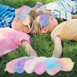 Masque de nuit en peluche 5PCS 20x9,5cm masques de sommeil en peluche masque pour les yeux cache yeux pour enfant et aux adulte