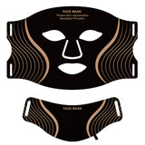 Ensemble masque visage et cou LED 7 ondes lumineuses masque raffermissant et liftant pour visage 70 perles de lampe 5 vitesses