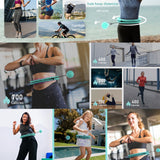Hula hoop 24 sections hula hoop cerceau avec boule poids cerceau sport intelligent réglable et amovible Smart Cerceau de Fitness
