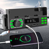 Autoradio bluetooth pour voiture lecteur mp3 multifonctions clé usb carte mémoire de haute qualité autoradio récepteur noir