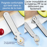 Ouvre-boîte manuel 3 en 1 multifonctionnel acier inoxydable ouvre boite de conserve ouvre-boîtes décapsuleur ouvre-bouteilles