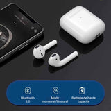 Écouteurs bluetooth bluetooth 5.0 intra-auriculaire écouteurs de sport casque de jeu écouteur sans fil avec microphone antibruit