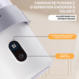 Tondeuse chien 2,5L 300w aspirateur poil de chien réglage à 3 vitesses filtration à 4 niveaux tondeuse pour chien avec aspirateur