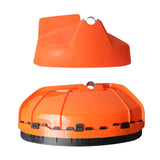 Accessoires protection en plastique pour tondeuses à gazon 28.5x18cm Accessoires orange  Protection d'herbe pour tondeuse gazon