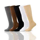 Bas de contention lot de 5 paires de différentes couleurs respirant et résistant pour sportive cyclisme chaussettes de compression