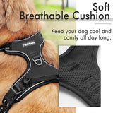 Harnais réfléchissant pour chien de grande et moyenne taille gilet Style Traction pour chien taille L