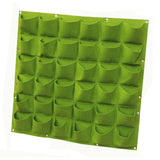 Sac de plantation 25 poches 1x1m sac de plantation vertical mur végétal décoratif sac de végétalisation tridimensionnel mural