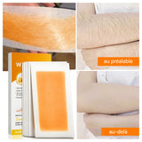 Bandes de cire froide corps chéri 20PCS bandes cire froide pour corps finition parfaite epilation longue bandes de cire froide