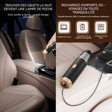 Souffleur air comprimé 12000pa puissance d'aspiration sous vide aspirateur de voiture utilisation humide et sèche avec la lumière